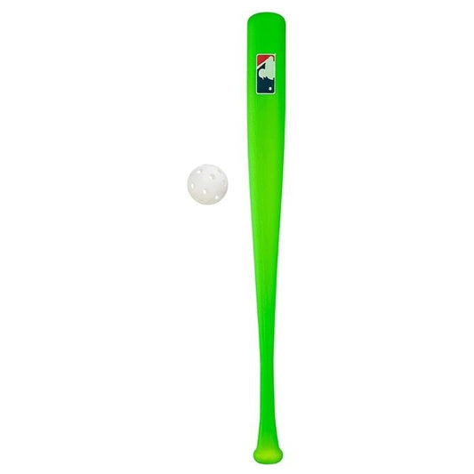 30 Inch Plastic Baseball Bat comes with a ball (green)